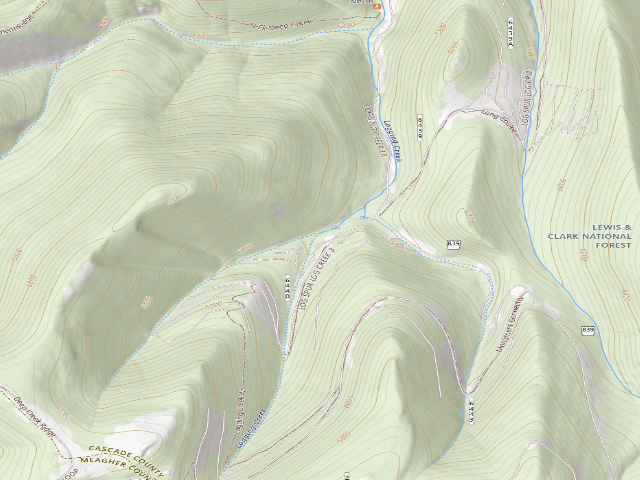 USGS topographic map of Trail 302-01