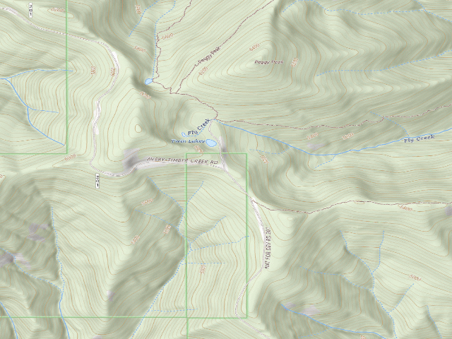 USGS topographic map of Trail 631, 629, 28 Trailhead