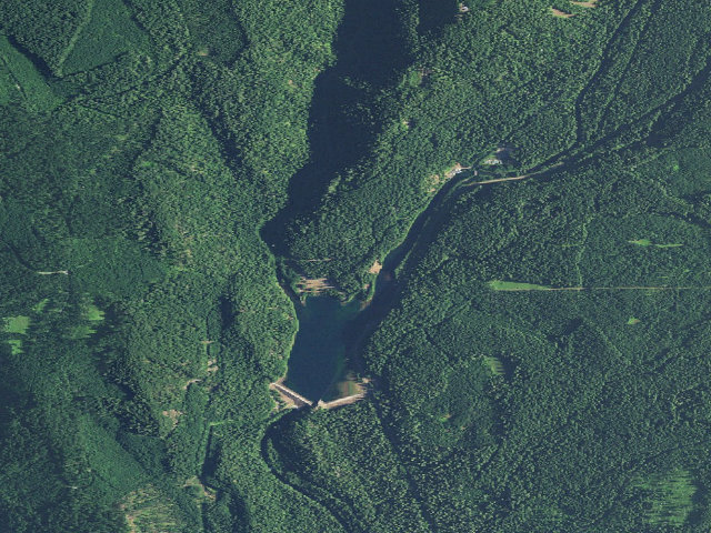 Aerial image of Trail Bridge
