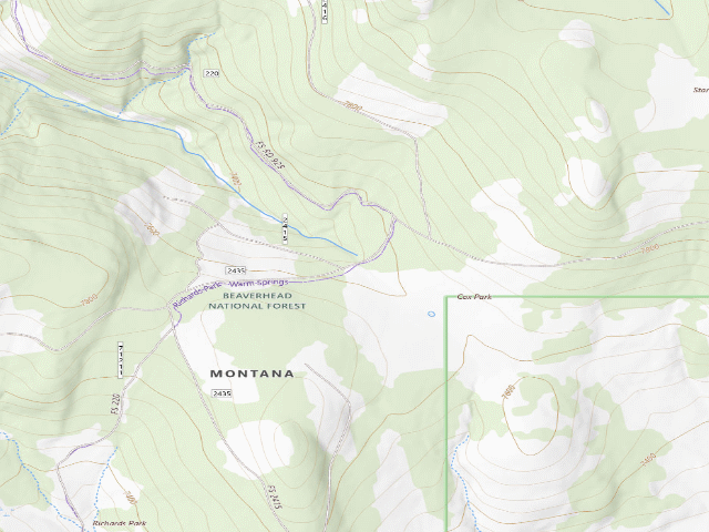 USGS topographic map of Trail