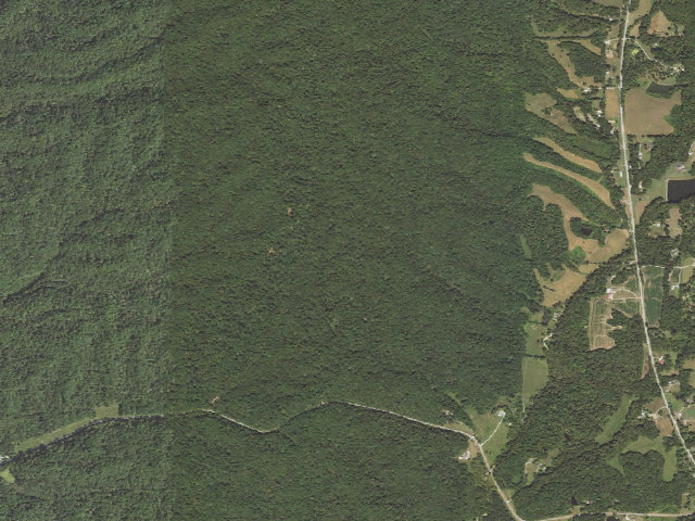 Aerial image of Trail of Tears State Forest - Campsite 5