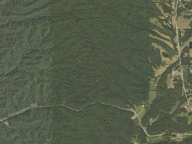 Aerial image of Trail of Tears State Forest - Campsite 6
