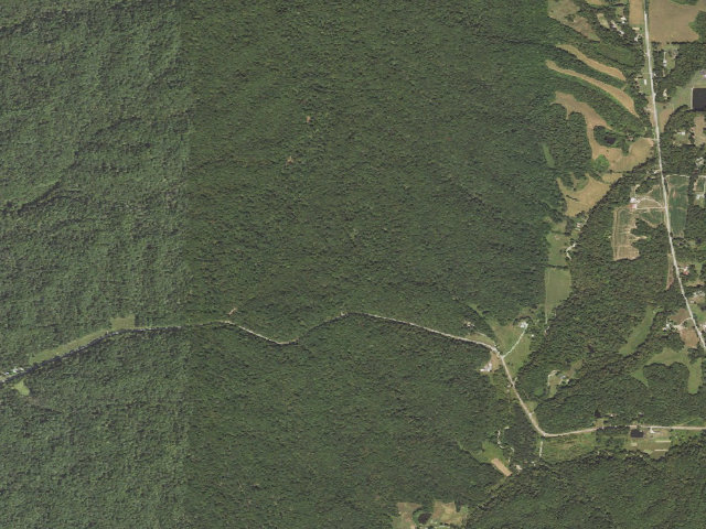 Aerial image of Trail of Tears State Forest - Campsite 7