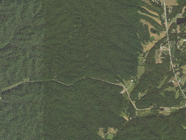 Aerial image of Trail of Tears State Forest - Campsite 8