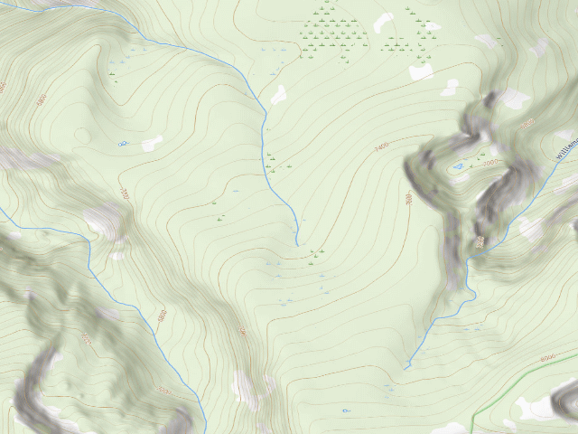 USGS topographic map of Trail205Ruins-001