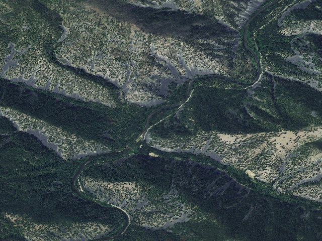 Aerial image of Trailhead 96