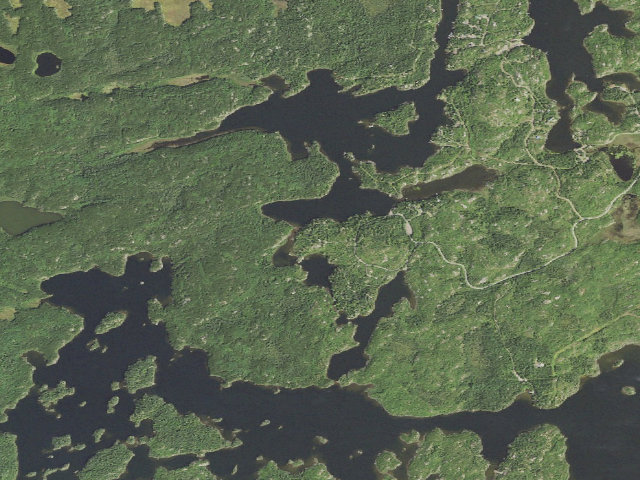 Aerial image of Trails End Campground