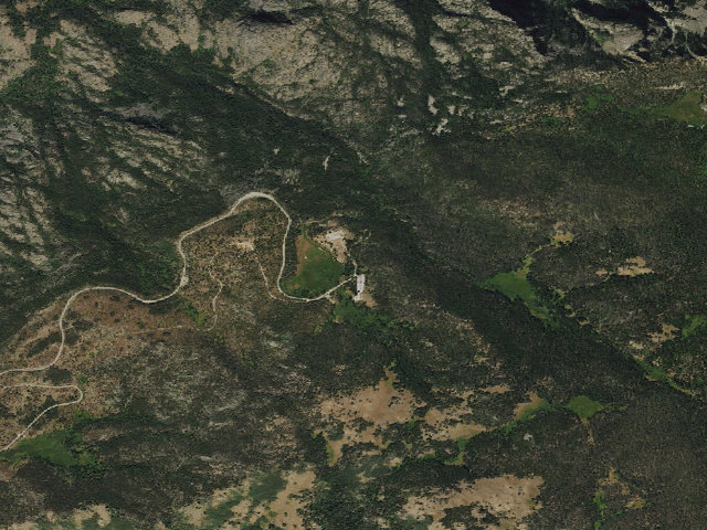 Aerial image of Trails End Campground