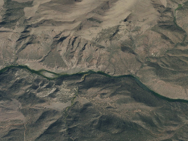 Aerial image of Trails End River Camp