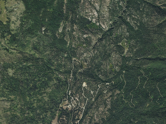 Aerial image of Transfer Park Campground