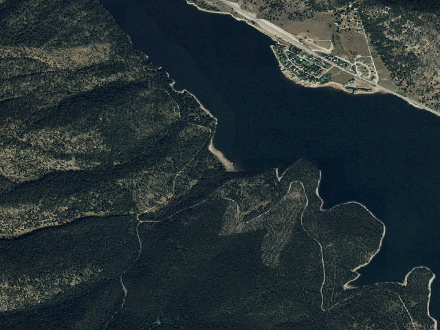 Aerial image of Trapper Cr Camp 1