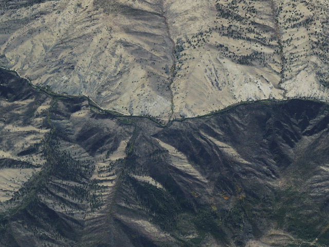 Aerial image of Trapper Flat Camping Area
