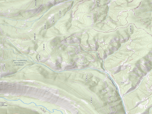 USGS topographic map of Trapperobs 001