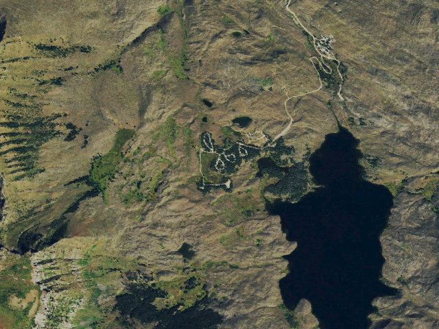 Aerial image of Trappers Lake/Cutthroat