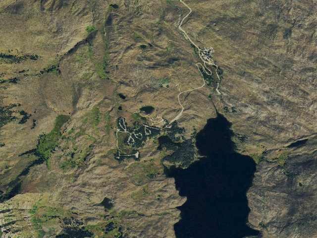 Aerial image of Trappers Lake/Horse Thief