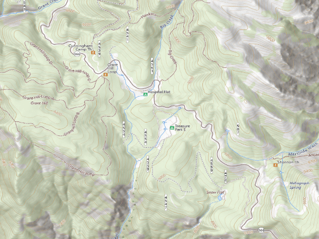 USGS topographic map of Treasure Park - North