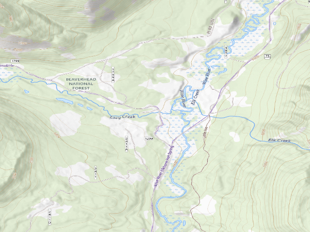 USGS topographic map of Tree Damage