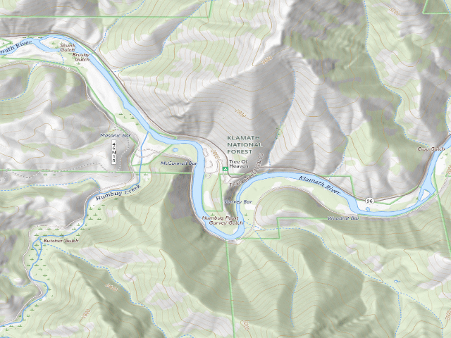 USGS topographic map of Tree Of Heaven
