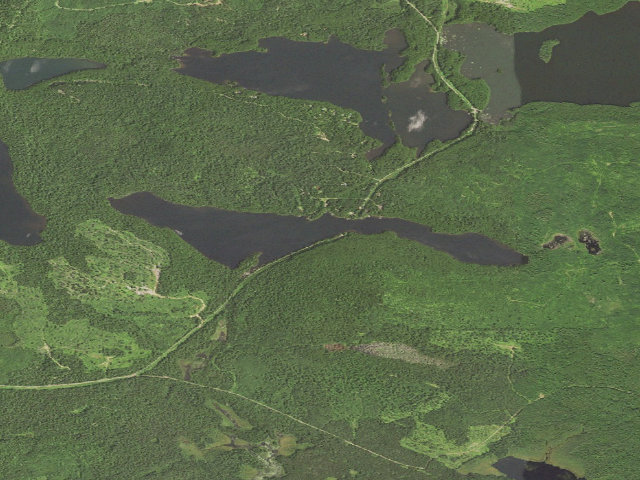 Aerial image of Trestle Pine Site #1