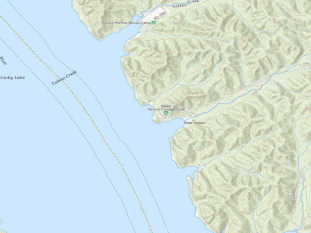 USGS topographic map of Trigg County