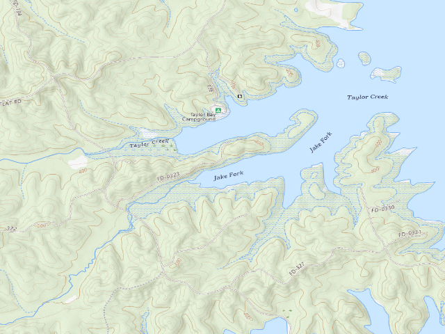 USGS topographic map of Trigg County