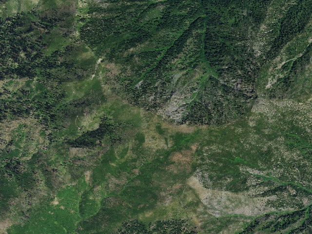 Aerial image of Trinity Mountain