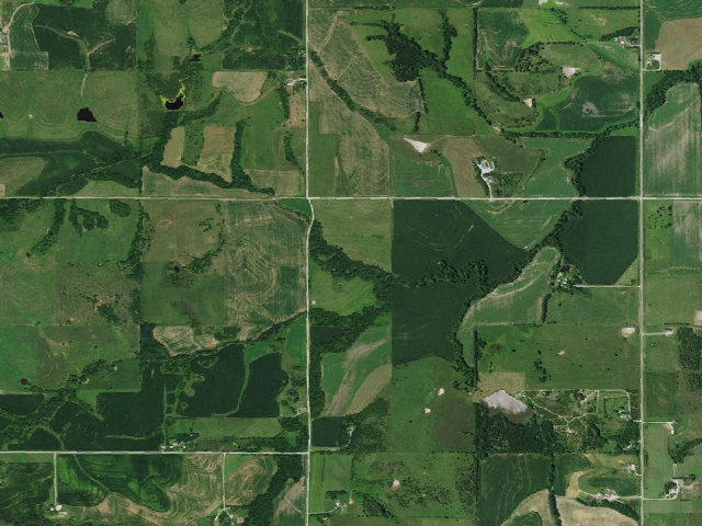 Aerial image of Triple Creek WMA