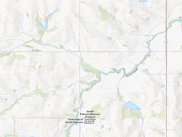 USGS topographic map of Triple Creek WMA