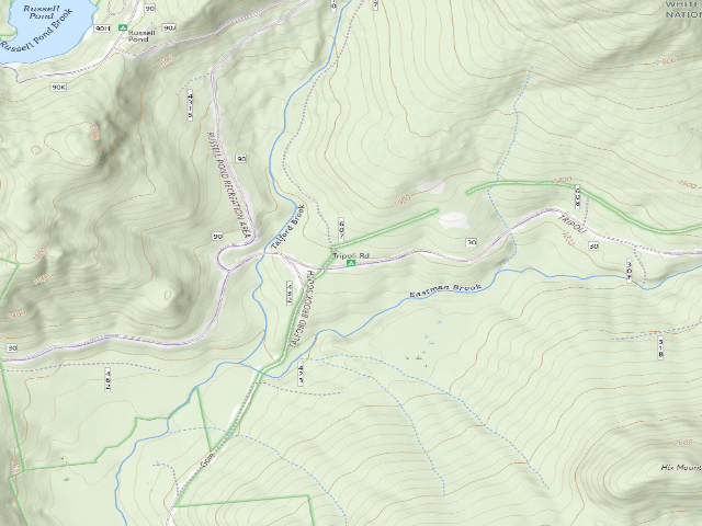 USGS topographic map of Tripoli Rd