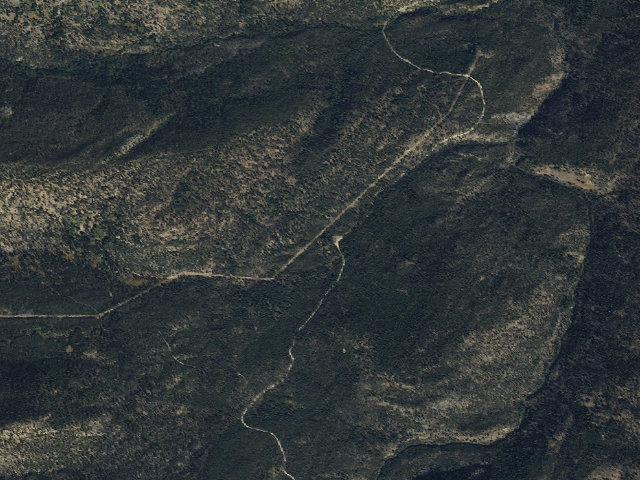 Aerial image of Trout Creek Campground