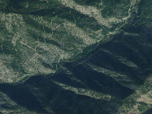 Aerial image of Trout Creek Campground