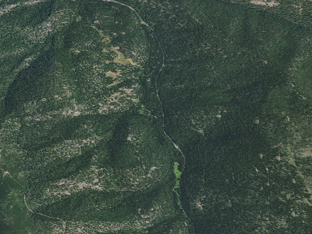 Aerial image of Trout Farm