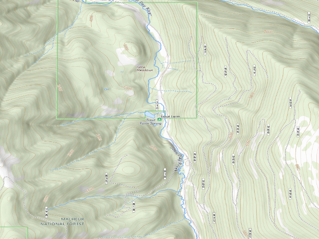USGS topographic map of Trout Farm