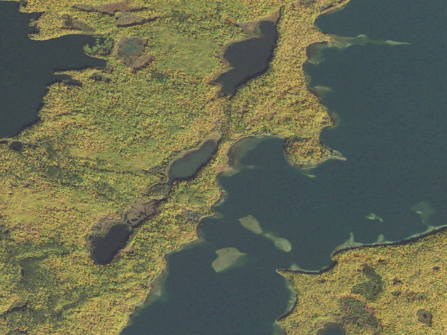Aerial image of Trout Lake Golf Course Campsite M33