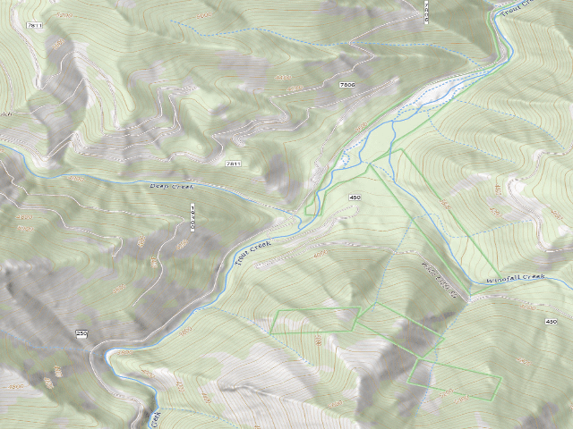 USGS topographic map of Troutcreek008