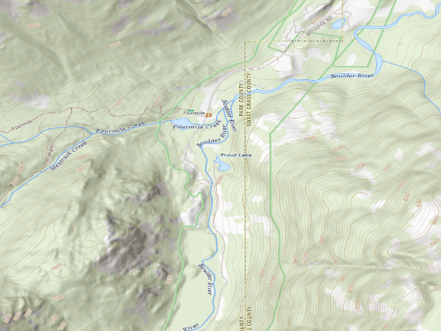 USGS topographic map of Troutlake-01