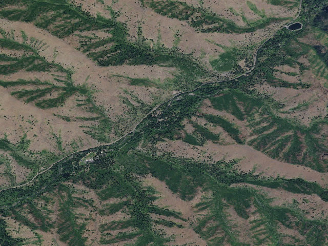 Aerial image of Tucannon Campground