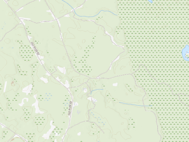 USGS topographic map of Tuckahoe WMA - Mayfield