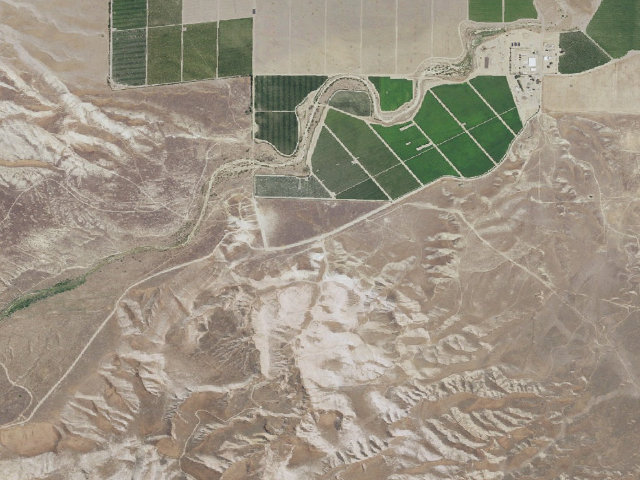 Aerial image of Tumey Hills