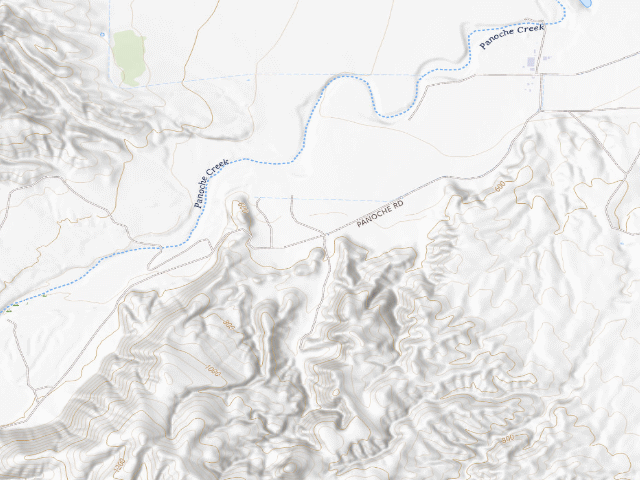USGS topographic map of Tumey Hills