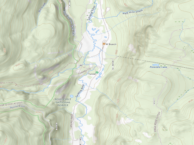 USGS topographic map of Tunnel