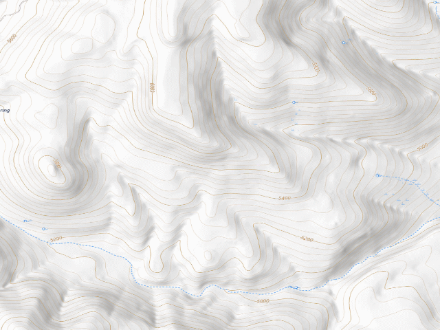 USGS topographic map of Tunnison Mountain