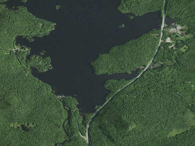 Aerial image of Tupper Lake Site #10 (Horseshoe Lake Wild Forest)