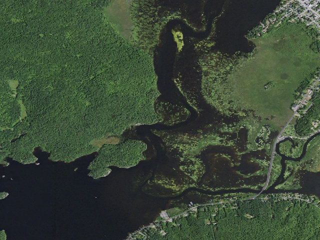 Aerial image of Tupper Lake Site #3 (Horseshoe Lake Wild Forest)