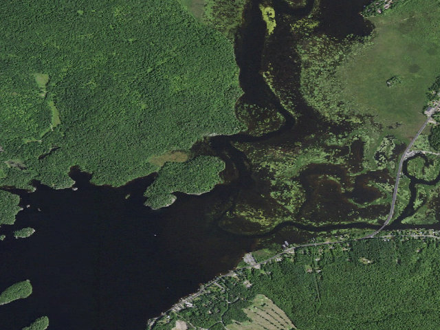 Aerial image of Tupper Lake Site #4 (Horseshoe Lake Wild Forest)
