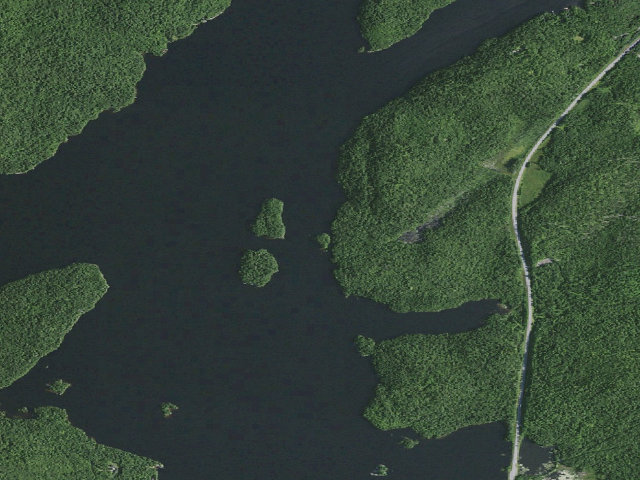 Aerial image of Tupper Lake Site #6 (Horseshoe Lake Wild Forest)