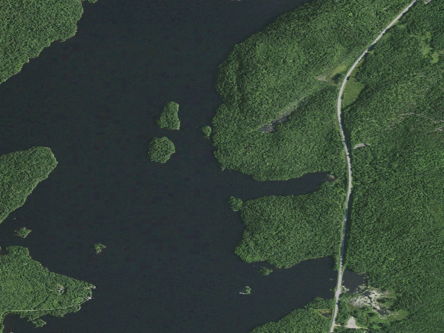 Aerial image of Tupper Lake Site #7 (Horseshoe Lake Wild Forest)