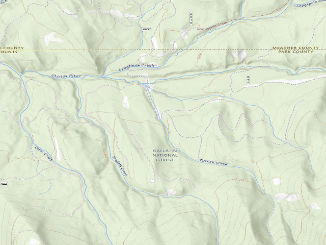 USGS topographic map of Turkeycr-02