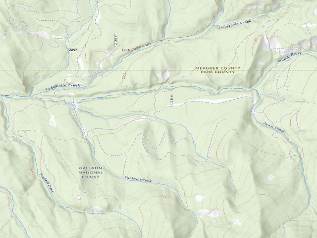 USGS topographic map of Turkeycr-03
