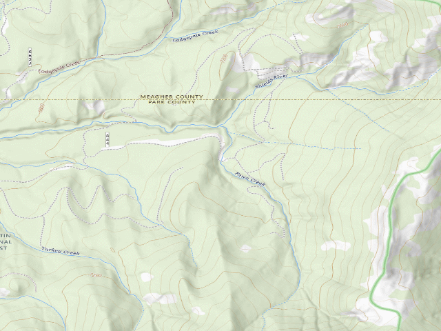 USGS topographic map of Turkeycr-04